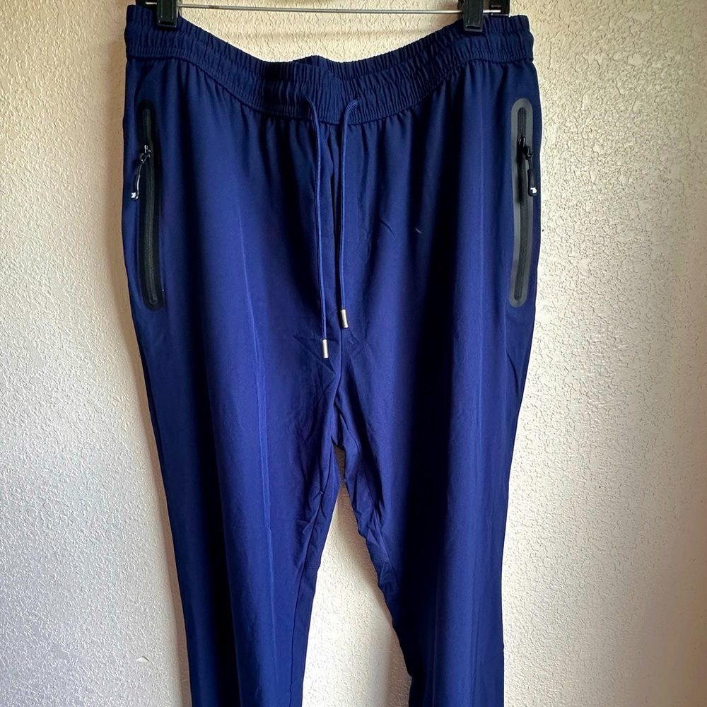 TRR TBY Outdoor Sports Pants Blue Joggers Drawstring Waist Men’s Size XLarge